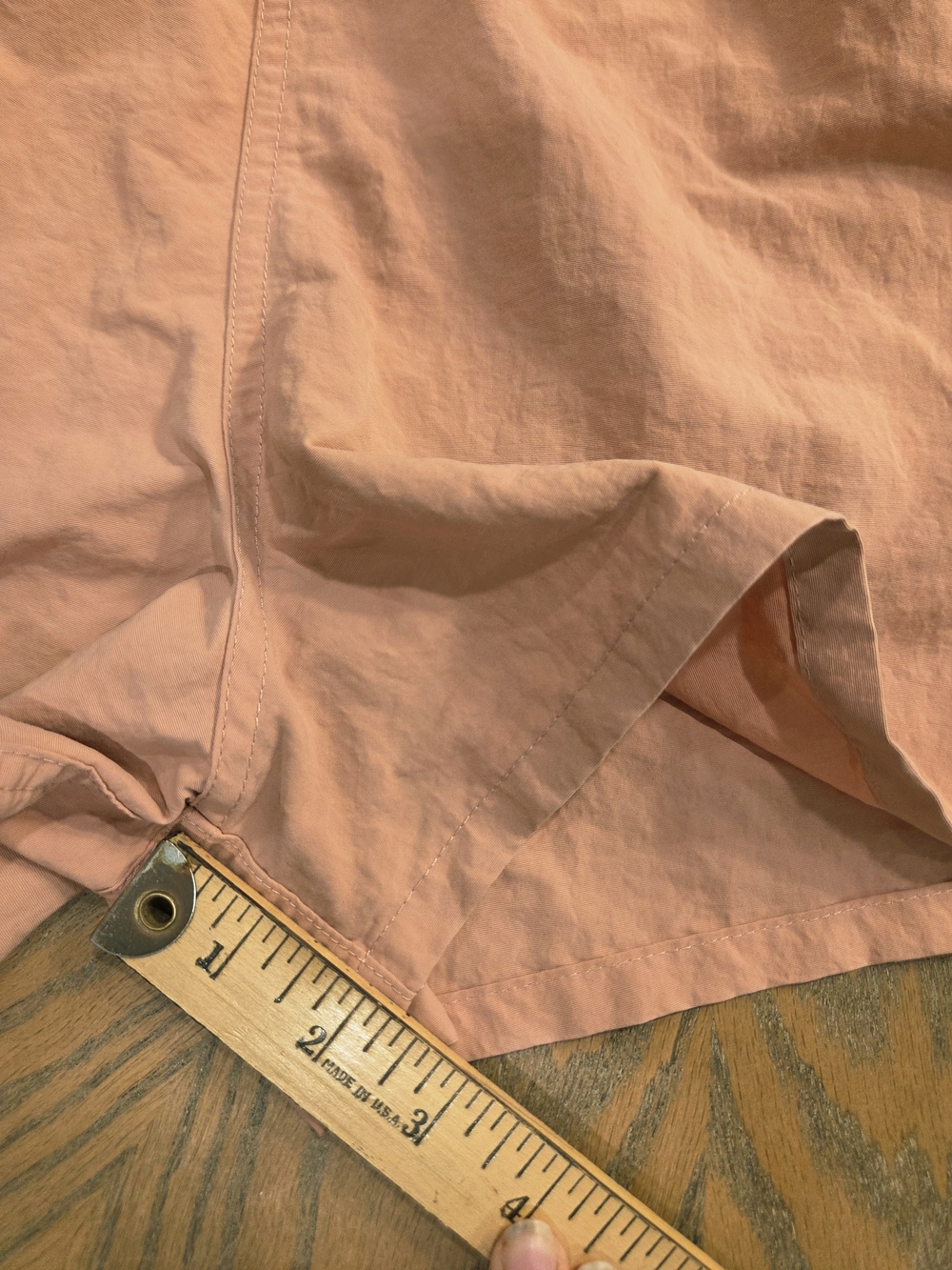 Patagonia Baggies Shorts Women’s Large Peach Pink Nylon Athletic Swim Casual - Picture 7 of 8